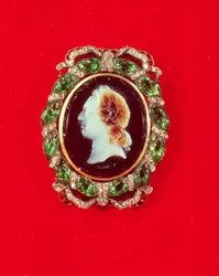 Cameo of Louis XV (1710-74) from a bracelet worn by Madame de Pompadour